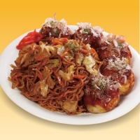 ペアセット 焼きそばとたこ焼き